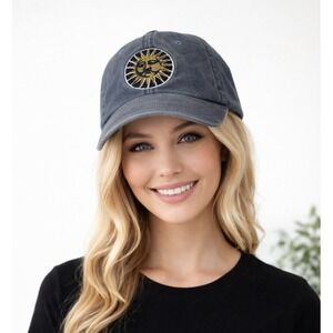 Ocean Caps Hat Denim Sun Chambray Relaxed Dad Hat Men's Women's 100% Cotton Boho